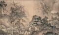 Landschaft von vier Jahreszeiten Frühling 1486 Sessho Toyo Japanisch